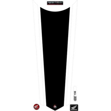 Imagem de Adesivo Em Pvc Resinado Personalizado Gravata P Moto Cg160 - Resitank,