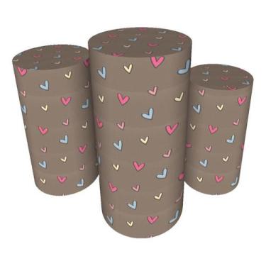 Imagem de Trio Capas De Cilindro C/ Elástico Confeitaria - Fadrix