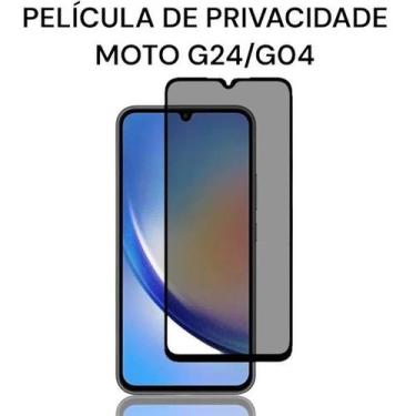 Imagem de Película 3D de Vidro Privacidade para Motorola Moto G24 - LXL