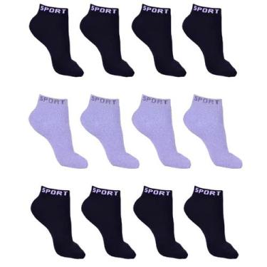 Imagem de Kit 3 Pares de Meias Adulto Unissex - Conforto e Estilo para o Dia a D