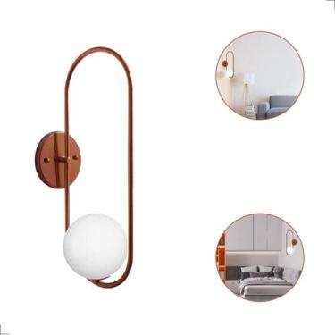 Imagem de Arandela Pendulo Luminária Parede Cobre Fosco Moderna Globo - Spotline