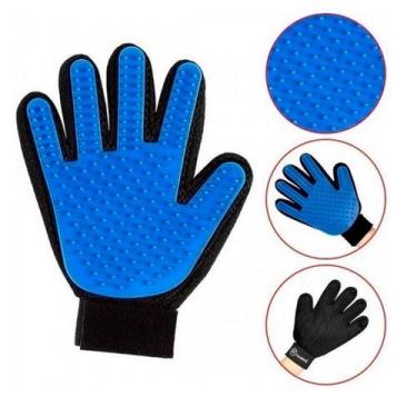 Imagem de Luva Nano Magnética P/ Tirar Pelos Dos Seus Pets Cães Gatos - DESERT E