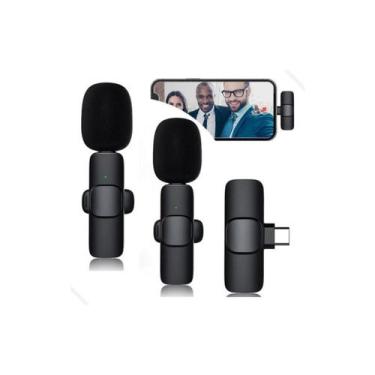 Imagem de Microfone De Lapela Sem Fio  MK-10 Preto - LF