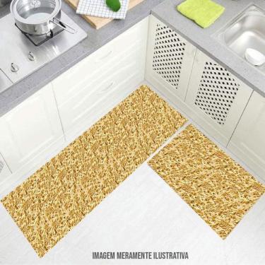 Imagem de kit cozinha passadeira Macarronada 60x40cm - Deluzz