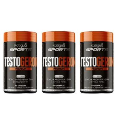 Imagem de Kit 3 Testogeron Premium 60 Capsulas - Katigua Sports
