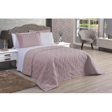 Imagem de Cobre leito tifany queen 3 pecas - rose - Enxovais Aquarela LTDA