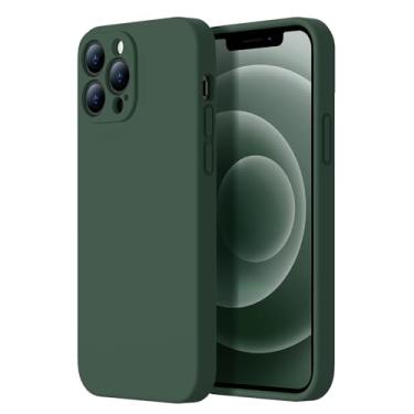 Imagem de Kiresen Capa projetada para iPhone 15 Pro Max – Proteção de câmera atualizada – Forro interno de microfibra macia – Capa protetora de silicone líquido à prova de choque de 6,7 polegadas para homens,