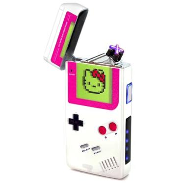 Imagem de Isqueiro elétrico Rolls - Isqueiros fofos recarregáveis por USB - Presentes retrô para mulheres - Isqueiro de arco eletrônico à prova de vento - Isqueiro de vela - Gadgets exclusivos personalizados -