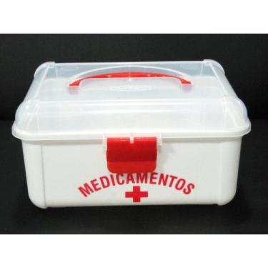Imagem de Maleta frasqueira para medicamentos nitron 15cm x 19cm x 10cm - Paris 