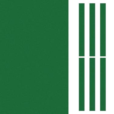 Imagem de PATIKIL Pano de bilhar 2,1 m, feltro profissional para mesa de bilhar com 6 tiras de tecido de feltro, acessórios de substituição de feltro de pano de sinuca para bares e clubes, verde