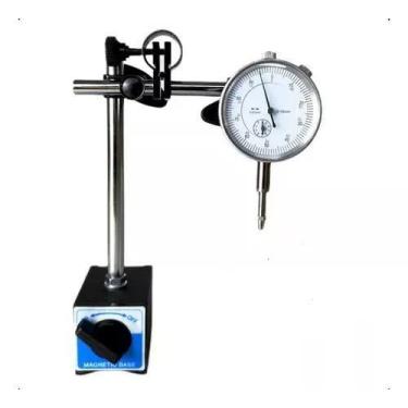Imagem de Relogio Comparador 0,01 0-10mm C/ Base Magnetica Articulada  - DM FERR