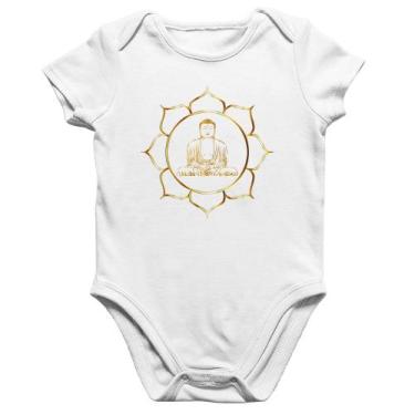 Imagem de Body Bebê Algodão Buda - Foca na Moda, Branco, GG