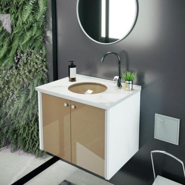 Imagem de Gabinete Fenix Le Blanc 60cm Moderno - Cris Metal