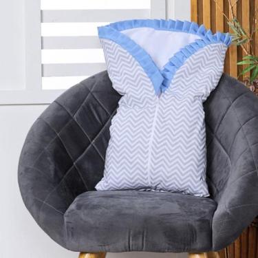 Imagem de Saco de Dormir para Bebê Inverno Estampado Acolchoado com Zíper 100% A