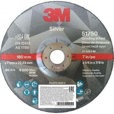 Imagem de Disco Desbaste Silver 180X7X22 T27 3M