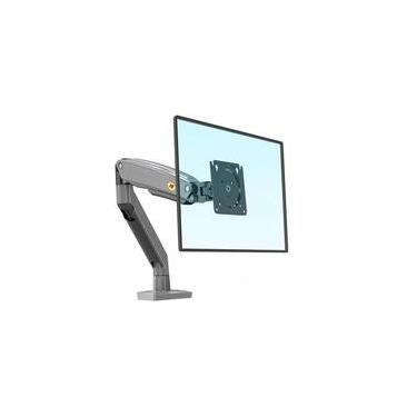 Imagem de Suporte Multiarticulado para Monitor North Bayou 22" a 35", Até 12KG, Pistão a Gás, Conexão USB, VESA e Base Morsa - NB-G70