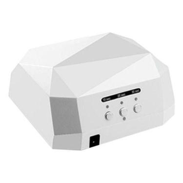 Imagem de Cabine Estufa Forno Uv Led Sensor 110v 36w Fibra Acrigel - oem