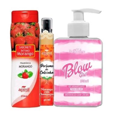 Imagem de KIT Blow Girl Gel Hidratante  Sabonete Íntimo Líquido  Perfume de Calc