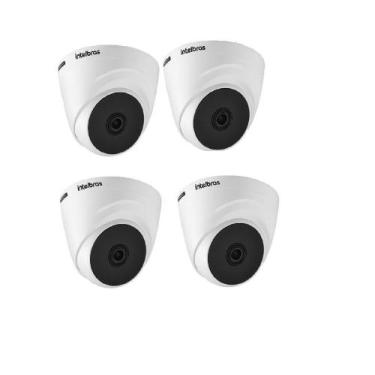Imagem de Kit com 4 Unidades de Câmeras Dome Intelbras Vhc 1120 D Hd 720p