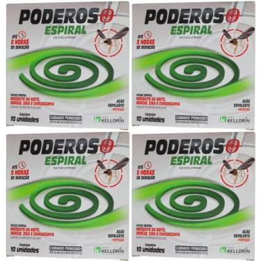 Imagem de Inseticida Repelente Espiral Pernilongo Dengue 40 Unidades - Kelldrin