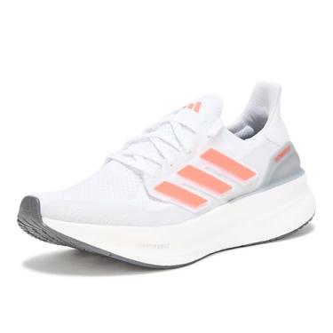 Imagem de adidas Ultraboost 5 Tênis masculino, Branco/vermelho solar/prata halo, 42
