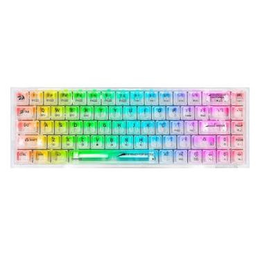 Imagem de Teclado Gamer Redragon Fizz K617-RGB-B Switch Azul Layou 60%, Transpar