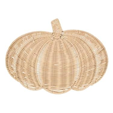 Imagem de Jogo americano Fall Harvest Rattan Pumpkin (conjunto com 4)