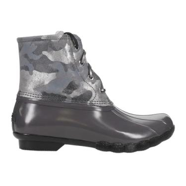 Imagem de Sperry Bota de neve feminina de couro camuflado Saltwater, Camuflagem prateada, 5