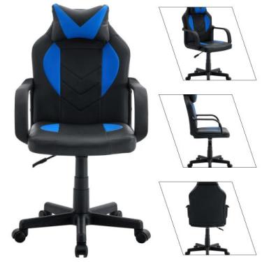 Imagem de Cadeira Giratória Gamer XTreme Gamers Orion Azul Gaming - Evolux
