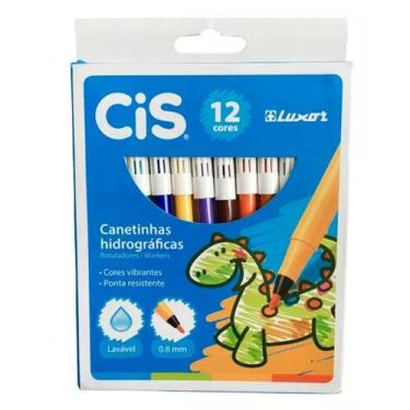 Imagem de Caneta Hidrográfica CIS  12 Cores
