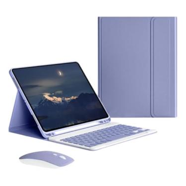 Imagem de Capa Para Tablet Com Teclado e Mouse Para iPad 7ª, 8ª e 9ª Gerações
