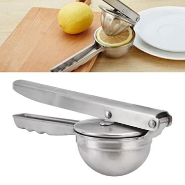 Imagem de Espremedor Manual, Manual Portátil Cítrico Citrus Limão Lemon Squeezer Citrus Espremedor Com Traje de Limão de Aço Inoxidável