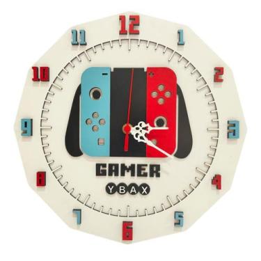 Imagem de Relógio Gamer, Relogio de parede, Gamer, Video Game, MOD03 - Ecolaser