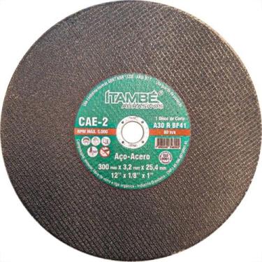 Imagem de Disco Corte Ferro Itambe 12''X1/8''X1'' 2 Telas Cae-2