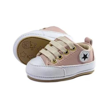 Imagem de Tênis Sapatinho Infantil Bebê Cano Baixo Menino Menina Confortável Par