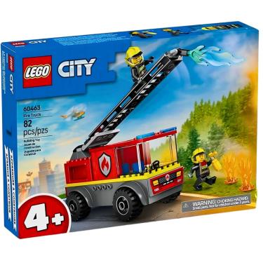 Imagem de Lego City Caminhão de Bombeiros Escada de Incêndio 60463
