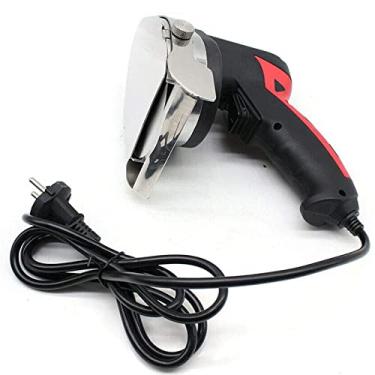 Imagem de MLUENF Churrasco elétrico, faca automática para Doner Kebab, máquina de cortar Kebab elétrica com 2 lâminas que cortam a máquina de cortar Kebab turca, máquina de cortar carne, B