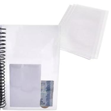 Imagem de Envelope Plástico Transparente Tipo Canguru, 15x21 cm, Pacote com 20 Unidades