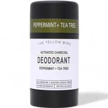 Imagem de The Yellow Bird Desodorante Natural - Sem Alumínio E Bicarbonato De Sódio, Para Homens E Mulheres, Fórmula Amiga Da Pele Sensível Com Carvão Ativado, 3 Oz,