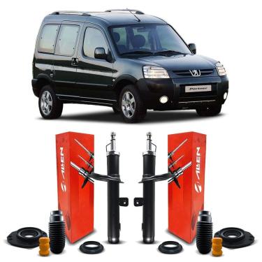 Imagem de Par Amortecedor + Kit Batente Partner | Auto Flex