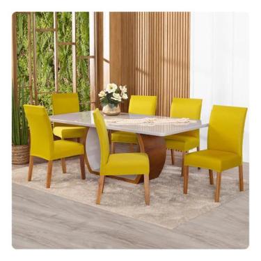 Imagem de Kit Capa Para Cadeiras 6 Unidades Malha Cores - Lenharo Enxovais, AZUL