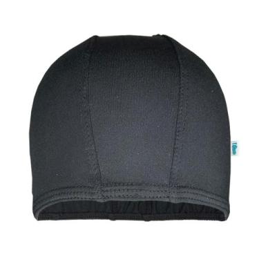 Imagem de Touca de Natação Adulto Pé na Água, Preto