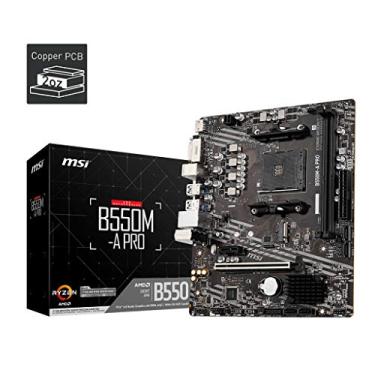 Imagem de MSI Placa mãe B550M-A PRO AMD B550 soquete AM4 Micro ATX DDR4-SDRAM