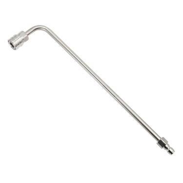 Imagem de Ioensy Haste de limpeza de calhas para lavadora de alta pressão, conector de substituição prático e versátil, extensão para pátio, calçada, gramado e casa, 340mm L Shaped