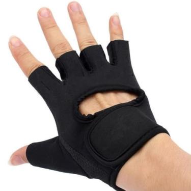 Imagem de Par De Luva Para Academia Neoprene Treino Musculação Feminina Masculina