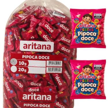 Imagem de Kit 40 Mini Pipoca doce de 10gr Aritana festa são joão