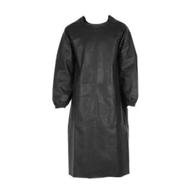 Imagem de predolo de soldagem de trabalho com bolso para serviço pesado para forjamento, soldadores e marcenaria, Preto