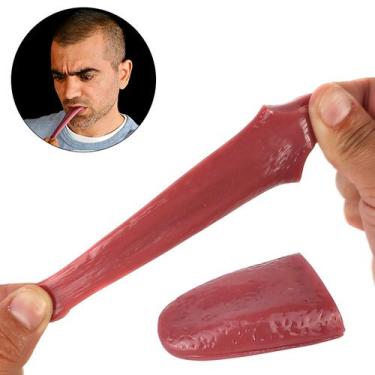 Imagem de Kit C/ 2 Língua Falsa Borracha Truque De Mágica Pegadinha - Sgorlon St