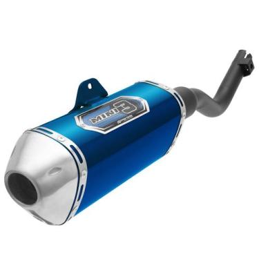 Imagem de Ponteira Moto Pro Tork Mini 3 Nxr 150 Bros 2013/2014, AZUL, Único