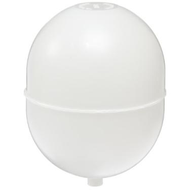 Imagem de Robert Manufacturing Boia oval de polipropileno Bob da série PF, giro fêmea 1/4"-20, diâmetro de 10 cm x 12,7 cm de comprimento, flutuabilidade de 689 g